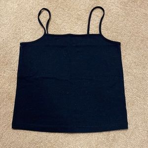 Black wild fable crop tank